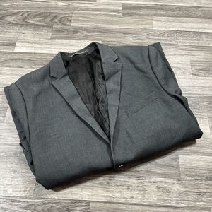 H&M Slim Fit Two Button Grey Sport Blazer Jacket w/ Lining Men's Size 42 R